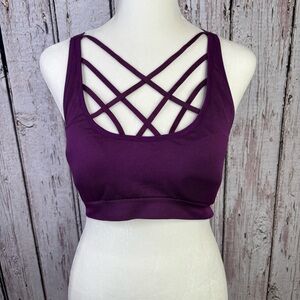 Victoria Sport (Victoria’s Secret) Caged Strappy Sports Bra Large Removable Pads